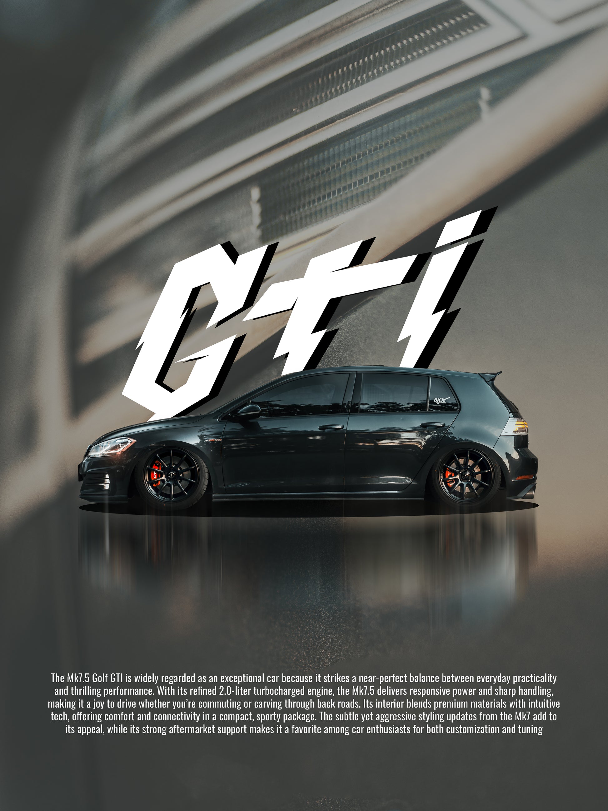 Mk7 GTI Digital Poster