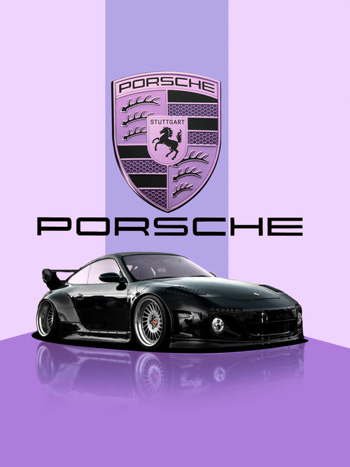 Classy Porsche Digital Poster